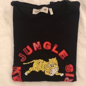 Kenzo Jungle T-Shirt Black, Size M